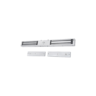 [MAG600DLED] Chapa Magnética Doble para Aplicación en Puertas de Doble Hoja /  600 lbs  c/u