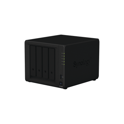 [DS918PLUS] Servidor NAS de escritorio con 4 bahías / Expandible a 9 bahías / Hasta 108 TB / Soporta Hasta 40 Cámaras