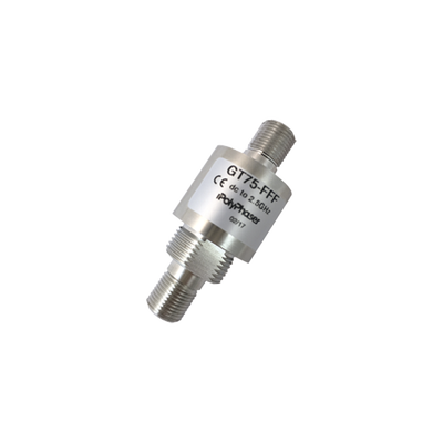 [GT75-FFF] Protector Coaxial de DC a 2.5 GHz a 75 Ohms con Conectores F Hembra en Ambos Lados