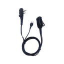 Micrófono audífono de 1 cable de fibra trenzada con sistema SNAP para radios Icom IC-F4003/4013/2000/4021/4031/4210/4230/IC-F14/3021/3013/3103/3003/1000/2000/S/T (con tornillos)