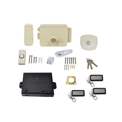 [89371] Kit Cerradura Eléctrica 321DC  Izquierda y Hub para Apertura a través de Smartphone,  Compatible con YALE CONNECT