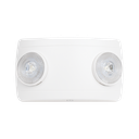 Luz de Emergencia Dual LED ultra compacta/150 lúmenes/Luz fría/Batería de Respaldo Incluida/Botón de test.