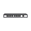 Switch PoE / 100 Metros PoE / 8 puertos 802.3af/at ( 132.5 W ) 10/100Mbps + 1 puerto Uplink