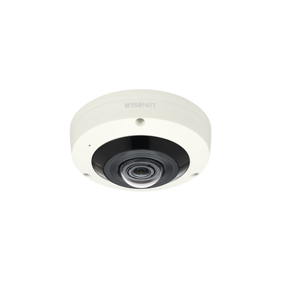 Fisheye 6 Megapixel / WDR 120dB / IR 15m / PTZ Digital 8X / Video Analíticos Avanzados / Proteccion para exterior IP66 / IK10 / Entrada y Salida de Audio y Alarma