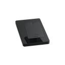 Base de mesa para un control remoto inalámbrico LUTRON. Con goma para evitar deslizamiento.
