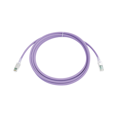 [ZM6A-S10-08B] Patch Cord Z-MAX Cat6A S/FTP, CM/LS0H, 3.05 Metros (10 Pies), Color Violeta, Versión Bulk