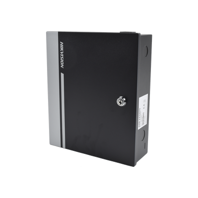 [DS-K2801] Controlador de Acceso para 1 Puerta y  2 Lectores  / Fácil Administración con Software Gratuito / Incluye Gabinete y Fuente de Alimentación 12Vcc/8A / 10,000 Tarjetas / 50,000 Eventos