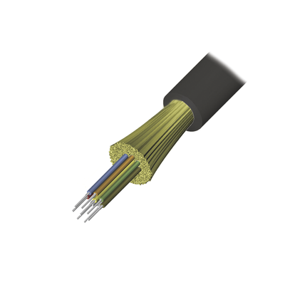 [9GD5H012G-T501M] Cable de Fibra Óptica de 12 Hilos, Interior/Exterior, Tight Buffer, No Conductiva (Dieléctrica), LS0H, Multimodo OM4 50/125 Optimizada, 1 Metro (3.28 Pies)
