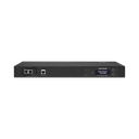 PDU ATS (Fuente Redundante Auto-transferible) Monitoreable, Para Distribución de Energía, 2 Entradas 120 Vca NEMA5-15P, Con 10 Salidas NEMA 5-15R, Horizontal 19in, 1UR