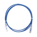 Cable de Parcheo Slim UTP Cat6 - 1.5 m Azul Diámetro Reducido (28 AWG)