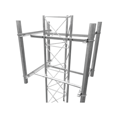 [S-BLU-4SECG] Brazo lateral de 4 sectores recomendado para antenas sectoriales con angulo de apertura de 90° (o similar).