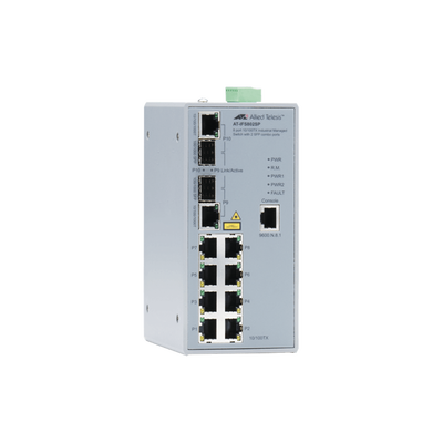 [AT-IFS802SP-80] Switch Industrial Administrable de 8 Puertos 10/100 Mbps + 2 Puertos SFP Combo