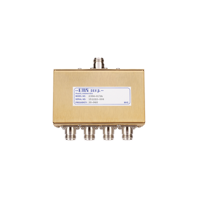 [2304-0/2A] Divisor de Potencia EMR de 4 Vías, 30-960 MHz, 0.5 Watt, Conectores N Hembra.