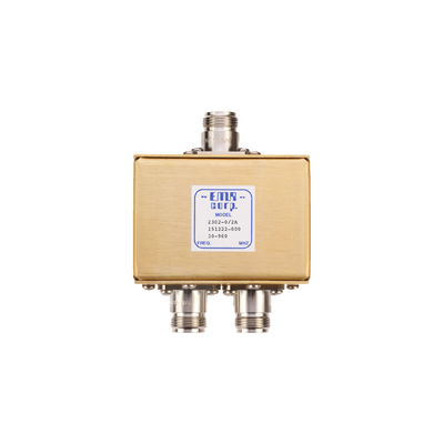 [2302-0/2A] Divisor de Potencia EMR de 2 Vías, 30-960 MHz, 0.5 Watt, Conectores N Hembra.