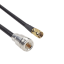 Cable LMR-240UF (Ultra Flex) de 60 cm con conectores N Hembra y SMA Macho Inverso.