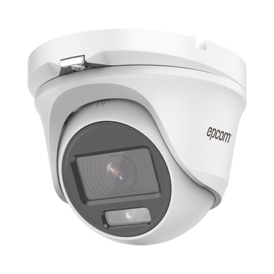 [E8-TURBO-C/A] [ColorVu] Eyeball TURBOHD 2 Megapíxel (1080p) / Lente 2.8 mm / Microfono Integrado / Imagen a Color 24/7 / METAL / Luz Blanca 20 mts / Exterior IP66 / TVI-AHD-CVI-CVBS / dWDR