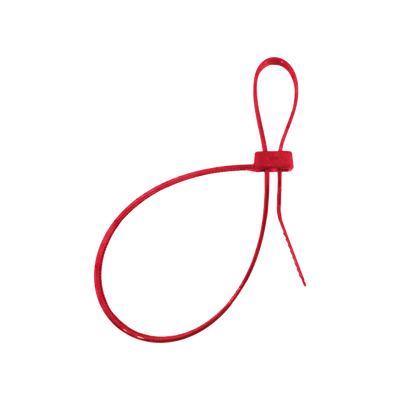 [RG-1113-C] Cincho Plastico de doble lazo para sujetar cable de detección lineal de temperatura, paquete con 100 piezas
