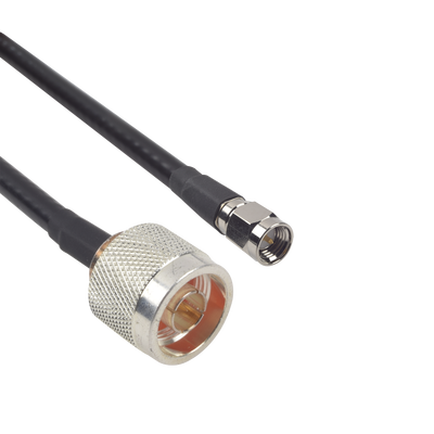 [SN-240UF-SMA-91] Cable LMR-240UF (Ultra Flex) de 91 cm (35.83 pulgadas) con conectores N Macho y SMA Macho.