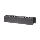 Organizador de Cables Horizontal PatchLink, Sencillo (Solo Frontal), Para Rack de 19in, 2UR