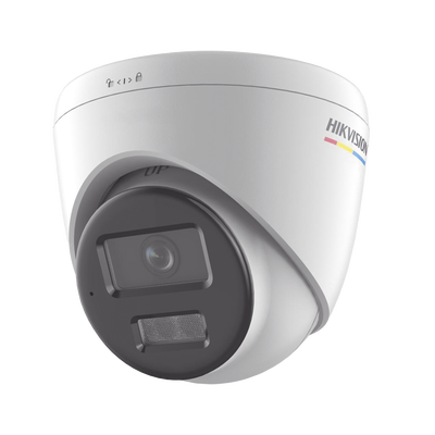 [DS-2CD1367G2H-LIUF] [Dual Light + ColorVu] Turret IP 6 Megapixel / Lente 2.8 mm / 30 mts IR + 30 mts Luz Blanca / Micrófono Integrado / ACUSENSE Lite / Exterior IP67 / WDR 120 dB / PoE / Micro SD / ONVIF