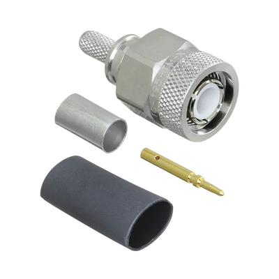 [TC-195-TM-X] Conector TNC Macho de Anillo Plegable para LMR-195, LMRLW-195, RG58, RG142.