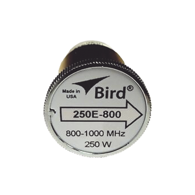 [250E-800] Elemento de 250 Watt en Línea 7/8" para Wattmetro BIRD 43 en Rango de Frecuencia de 800 a 1000 MHz.