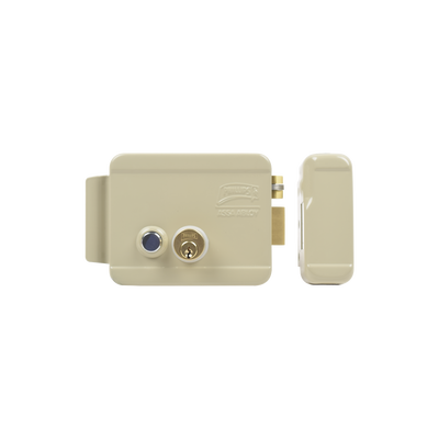 [321-DCBD-ABG] Cerradura Eléctrica / Incluye Llave / Derecha/ Con Botón integrado /Exterior