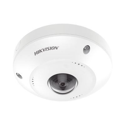 [DS-2CD2945FWD] Fisheye IP 4 Megapixel / Panorámica 180° - 360° / Exterior IP67 / IK10 / PoE / Múltiples Vistas por iVMS-4200