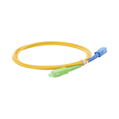 [LPSM3SCASCUS1] Jumper de Fibra Óptica Monomodo SC/APC-SC/UPC Simplex de 1 metro, 3mm
