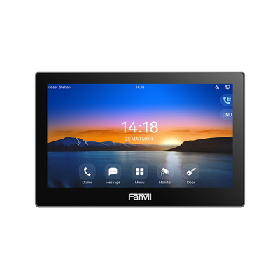 [I504W] Monitor Audio/Video  IP/SIP para interior, Wi-Fi, pantalla táctil de 7", Apertura remota