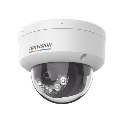 [DS-2CD1147G2H-LIUF] [Dual Light + ColorVu] Domo IP 4 Megapixel / Lente 2.8 mm / 30 mts IR + 30 mts Luz Blanca / Micrófono Integrado / ACUSENSE Lite / Exterior IP67 / IK08 / WDR 120 dB / PoE / Micro SD / ONVIF