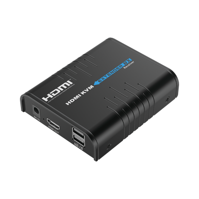 [TT373KVM4.0RX] Receptor Compatible para Kits TT373KVM4.0 / Resolución 1080P @ 60 Hz/ Soporta STP y UTP CAT6 / Control IR / Compatible con Switch Gigabit para control KVM múltiple.