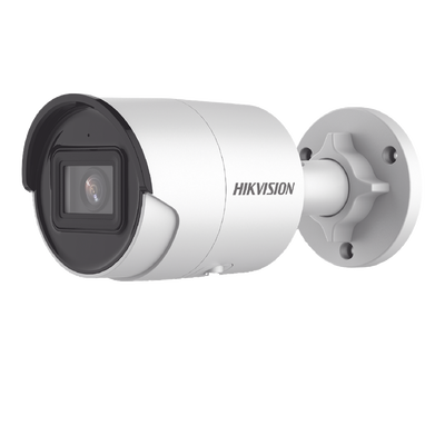 [DS-2CD2043G2-I(U)] Bala IP 4 Megapixel / Lente 2.8 mm / 40 mts IR EXIR / Exterior IP67 / WDR 120 dB / PoE / Micrófono Integrado / ACUSENSE (Evita Falsas Alarmas) / Metal  / MicroSD / ONVIF / ACUSEARCH