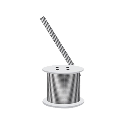 [SRET318CAM] Cable de Retenida 7 Hilos , Resistencia 600 kg, Diámetro 1/8" (Metro).