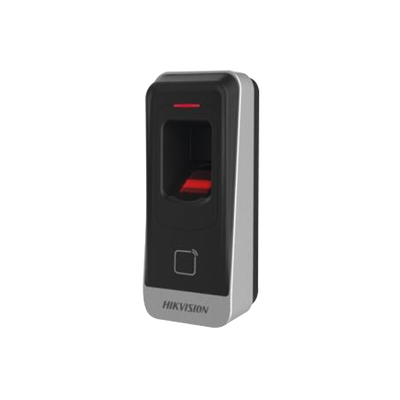 [DS-K1201A-MF] Lector esclavo MIFARE IP65 / Huella Digital / Lector de Tarjetas de Proximidad MiFare / RS-485 / Interior y Exterior / Requiere Panel de Control de Acceso DS-K2604,02,01