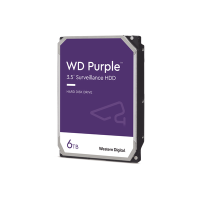[WD64PURZ] Disco Duro PURPLE de 6TB / 3 AÑOS DE GARANTÍA / Para Videovigilancia