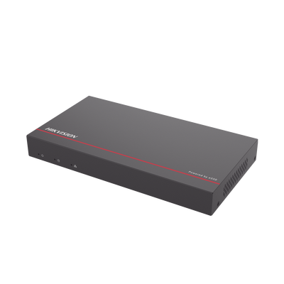 [DS-E08NI-Q1/8P/1T] NVR + eSSD / 4 Megapixel / 8 Canales IP / 8 Puertos PoE+ / eSSD de 1 TB / ACUSENSE / Diseño Compacto y Cero Ruido