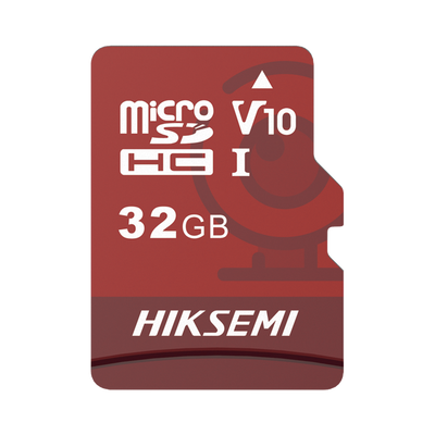 [HS-TF-E1/32G] Memoria microSD / Clase 10 de 32 GB / Especializada Para Videovigilancia (Uso 24/7) / Compatibles con cámaras HIKVISION y Otras Marcas / 95 MB/s Lectura / 25 MB/s Escritura