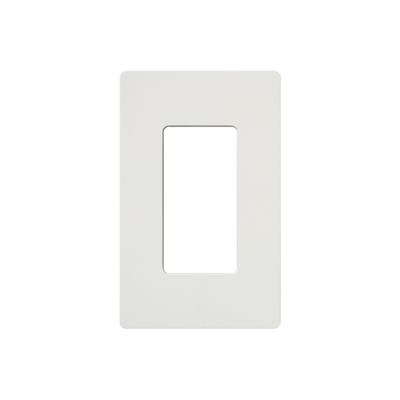 [SC1SW] Placa de pared 1 espacio, para atenuador (dimmer), apagador ó control remoto inalámbrico LUTRON.