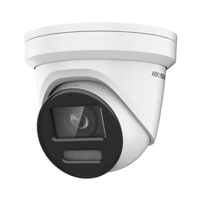 [DS-2CD3387G2-LSU(C)] Turret IP 8 Megapixel / Imagen a color 24/7 / Lente 2.8 mm / Micrófono Integrado /Luz Blanca 40 mts / Exterior IP67 / Micrófono Integrado / WDR 130 dB / Entrada y salida de Audio y Alarma / Onvif / MicroSD