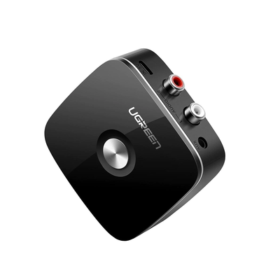 [30445] Receptor de Audio Bluetooth 5.0 a RCA o Auxiliar 3.5mm / Tecnología EDR / Reconexión Automática / Hasta 10 m / Ideal para Conectar Celulares, o Tabletas hacia alguna Bocina o Sistema de Audio