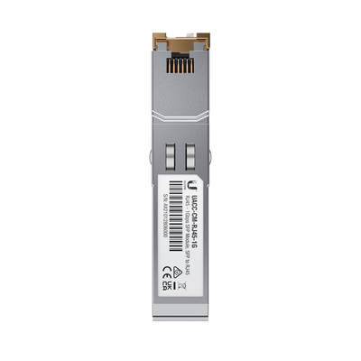 [UACC-CM-RJ45-1G] UFiber Módulo de fibra SFP convertidor a cobre RJ45 10/100/1000 Mbps, distancia hasta 100 m