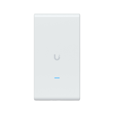 [U6-MESH-PRO] Punto de Acceso UniFi WiFi 6 Mesh Pro/ 2.4 y 5 GHz / MU-MIMO 2x2 por banda / para exterior IPX6 / 2 puertos GbE (x1 PoE IN, x1 puerto de red) hasta 250 dispositivos, montaje en pared o mástil