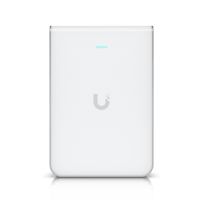 [U7-PRO-WALL] Punto de Acceso WiFi 7 Con Diseño de Pared, Tribanda en 2.4, 5 y 6 GHz, Hasta 10.688 Gbps, Puerto Ethernet 1/2.5 GbE, 300+ Clientes Simultáneos
