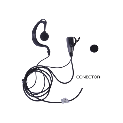 [TXEHK] Micrófono - audífono de solapa ajustable al oído para KENWOOD TK3230/ 3000/ 3402/ 3312/ 3360/ 3170, NX240/ 340/ 220/ 320/ 420