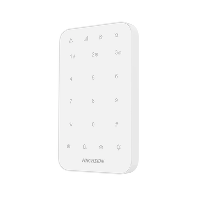 [DS-PK1-E-WB] (AX PRO) Teclado Inalámbrico para Armado y Desarmado / Funciones de Automatización para control de Relevadores