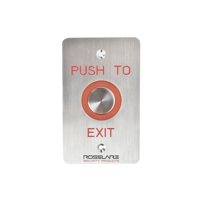 [EX-06E-0] Botón de salida Piezo-eléctrico/ con temporizador / color de LED configurable/ IP65.
