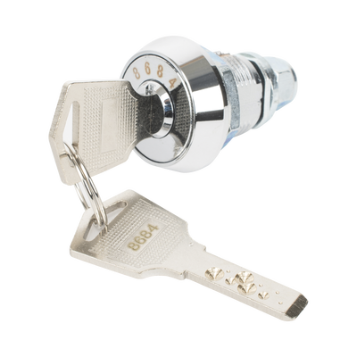 [MS-456-17D] Chapa de Cañon Chico para Gabinete Metálico, (Llave única)