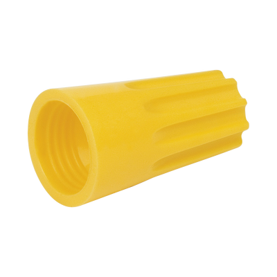 [AE-000-25] Capuchón roscable / 10 AWG / Amarillo / Paquete de 25 piezas.