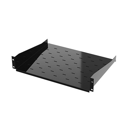 [S-CH-19X1U] Charola para soportar equipos en Rack de 19" y 34 cm de Profundidad, 1U, Color Negro
